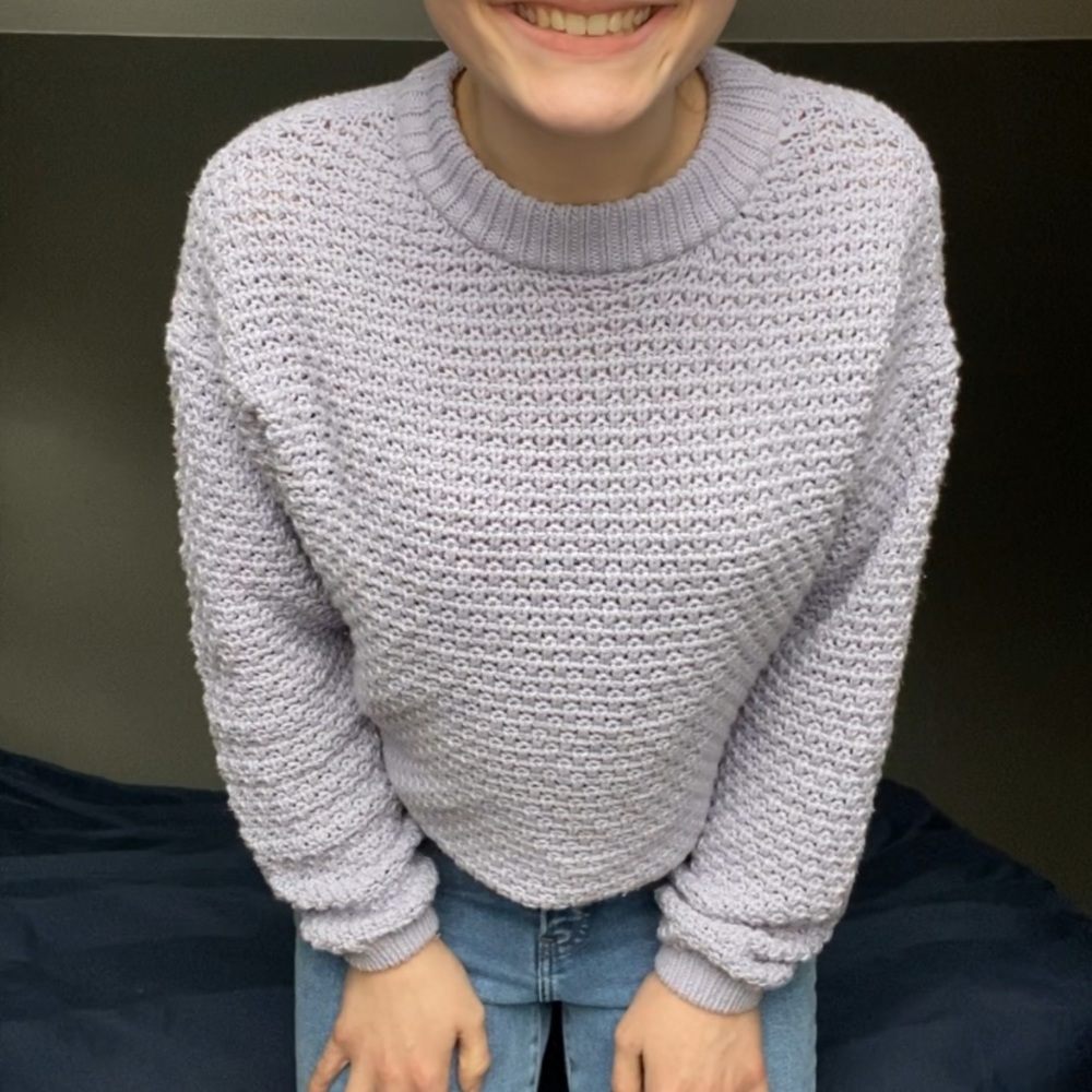 Purple Universal Thread Sweater.